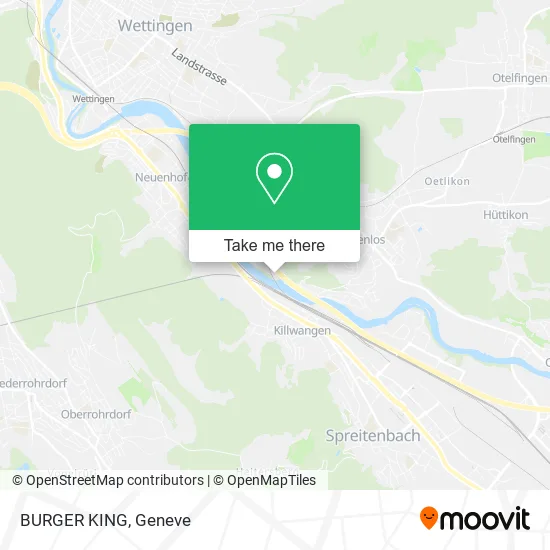 BURGER KING map