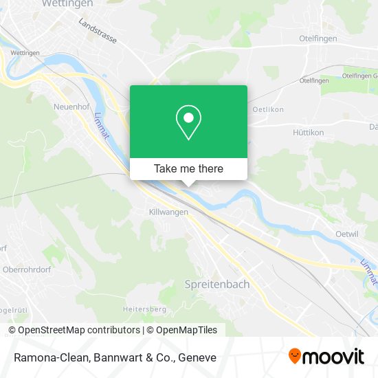 Ramona-Clean, Bannwart & Co. map
