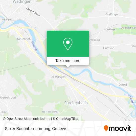 Saxer Bauunternehmung map