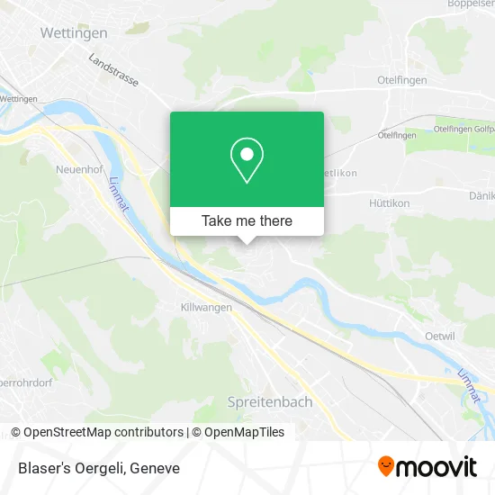 Blaser's Oergeli map