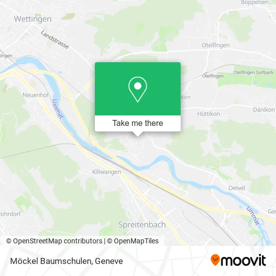 Möckel Baumschulen map