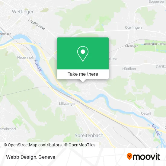 Webb Design map
