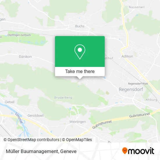 Müller Baumanagement map