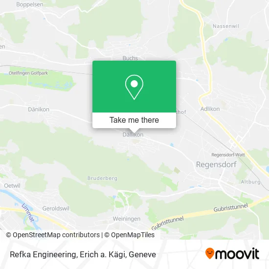 Refka Engineering, Erich a. Kägi map