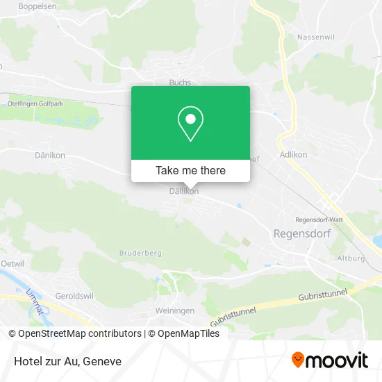Hotel zur Au map