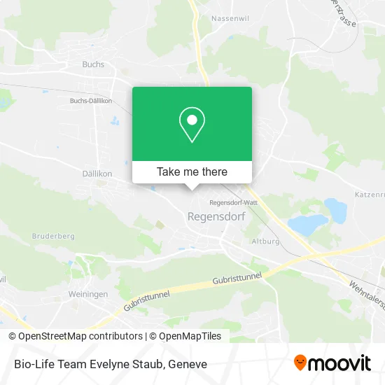 Bio-Life Team Evelyne Staub map