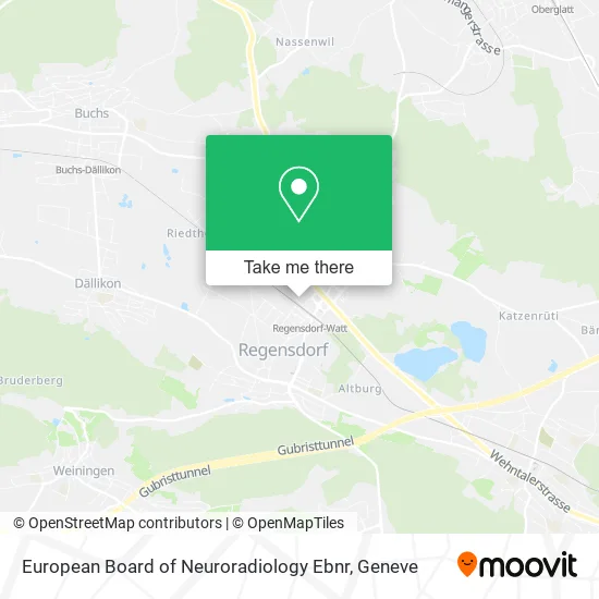 European Board of Neuroradiology Ebnr map