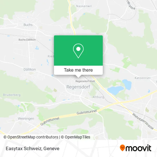 Easytax Schweiz map