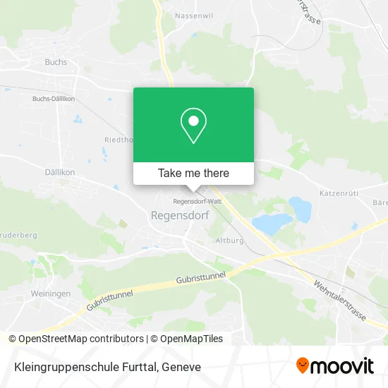 Kleingruppenschule Furttal map