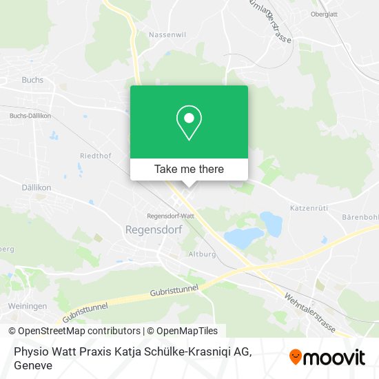 Physio Watt Praxis Katja Schülke-Krasniqi AG map