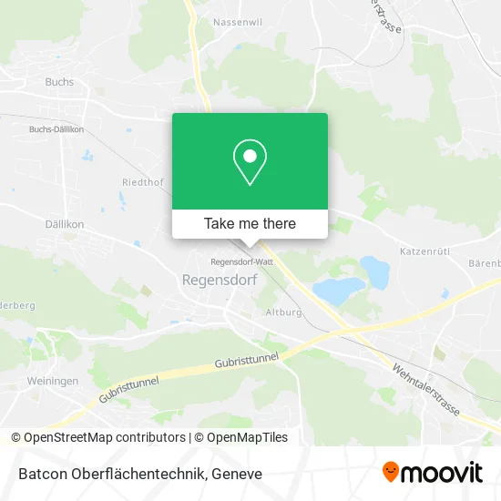 Batcon Oberflächentechnik map