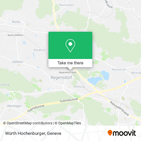 Würth Hochenburger map