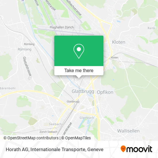 Horath AG, Internationale Transporte map