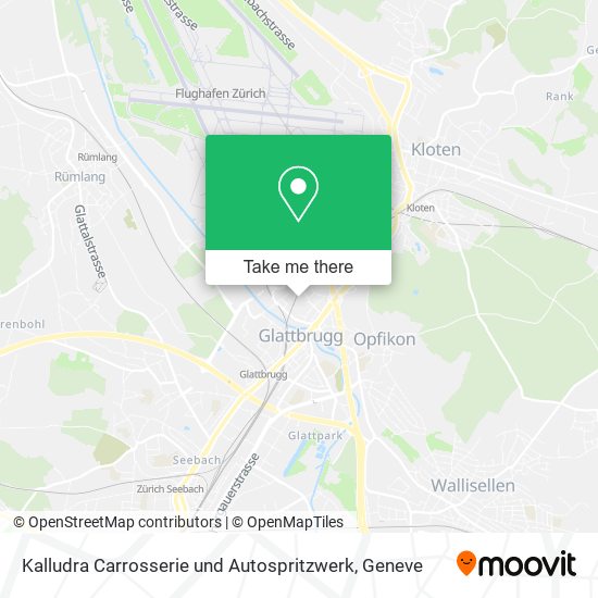 Kalludra Carrosserie und Autospritzwerk map