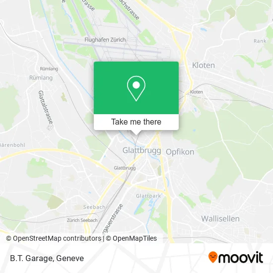 B.T. Garage map