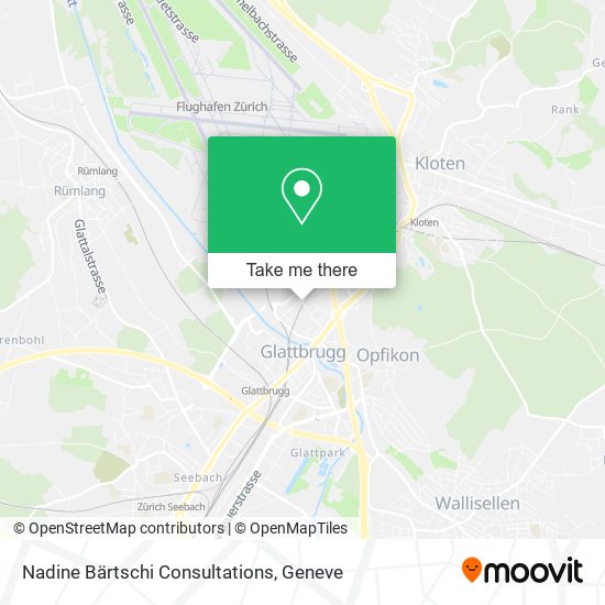 Nadine Bärtschi Consultations map