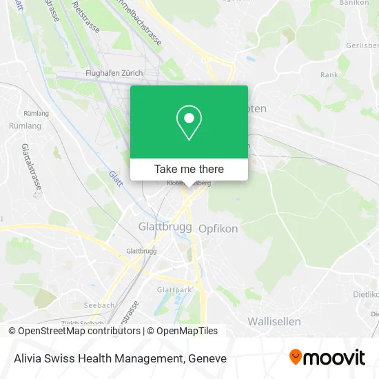 Alivia Swiss Health Management map