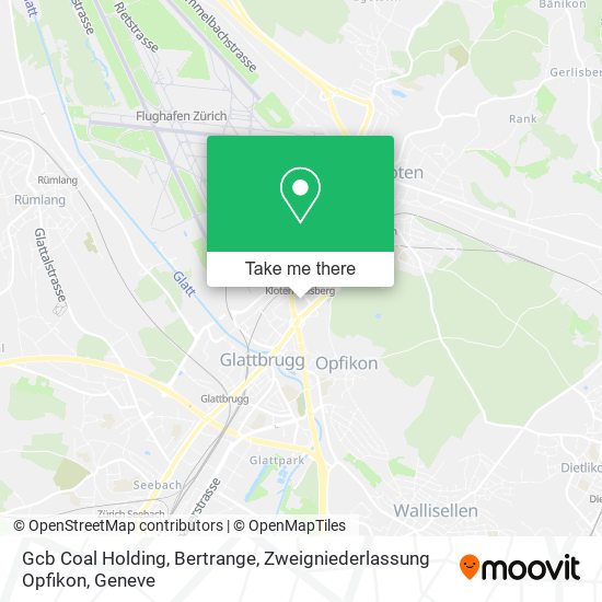 Gcb Coal Holding, Bertrange, Zweigniederlassung Opfikon map