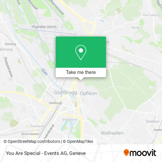 You Are Special - Events AG map