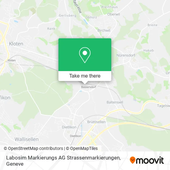 Labosim Markierungs AG Strassenmarkierungen map