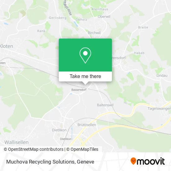 Muchova Recycling Solutions map