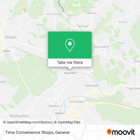 Time Convenience Shops map