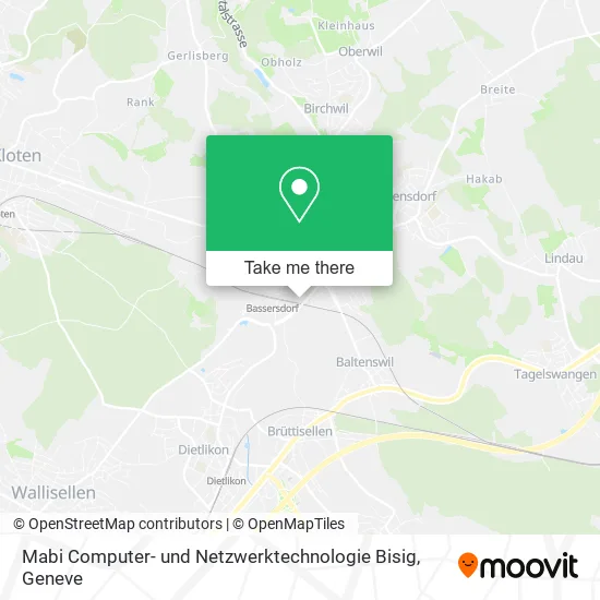Mabi Computer- und Netzwerktechnologie Bisig map