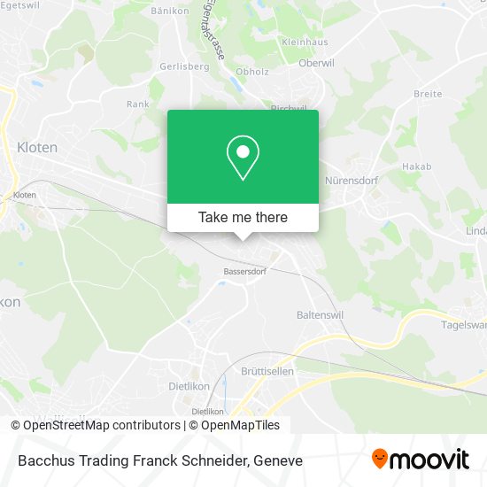 Bacchus Trading Franck Schneider map