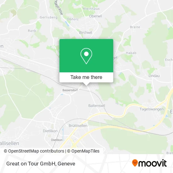 Great on Tour GmbH map