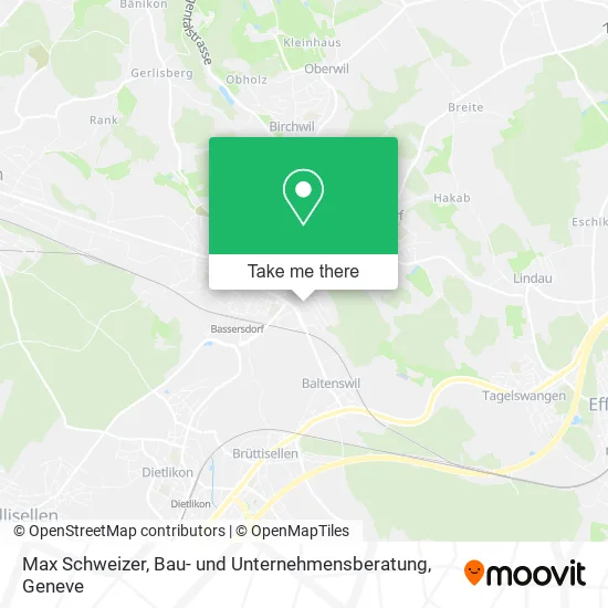 Max Schweizer, Bau- und Unternehmensberatung map