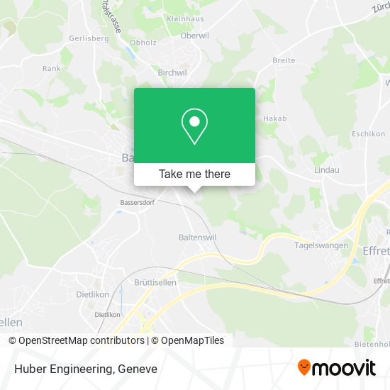 Huber Engineering map