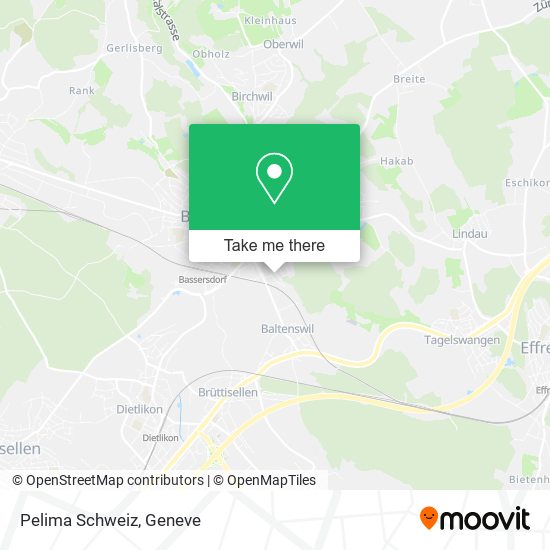 Pelima Schweiz map