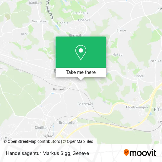Handelsagentur Markus Sigg map