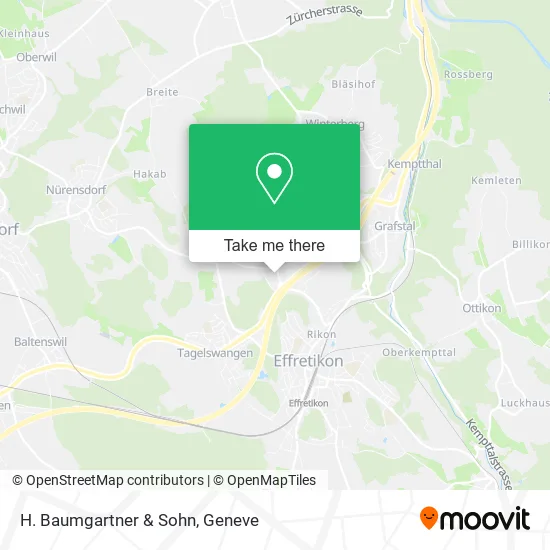 H. Baumgartner & Sohn map