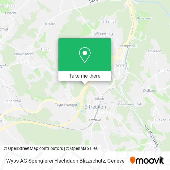 Wyss AG Spenglerei Flachdach Blitzschutz map