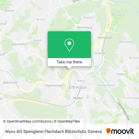 Wyss AG Spenglerei Flachdach Blitzschutz map