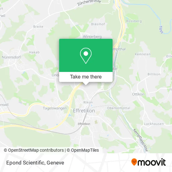 Epond Scientific map