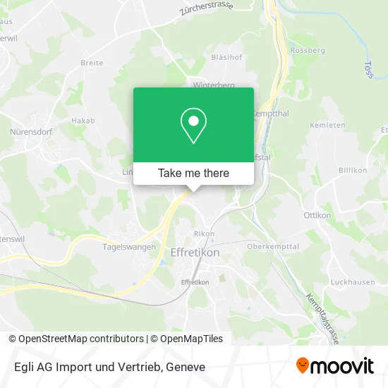 Egli AG Import und Vertrieb map
