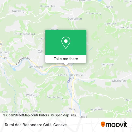 Rumi das Besondere Café map