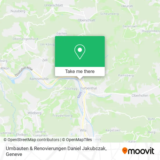 Umbauten & Renovierungen Daniel Jakubczak map