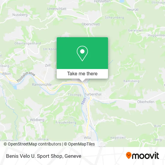 Benis Velo U. Sport Shop map
