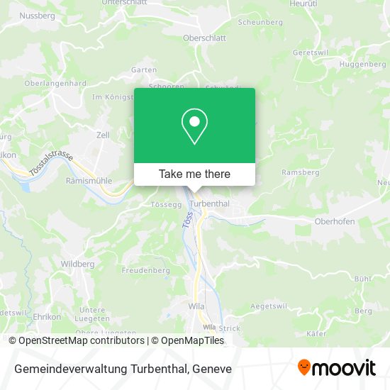 Gemeindeverwaltung Turbenthal plan