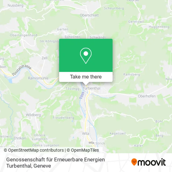 Genossenschaft für Erneuerbare Energien Turbenthal map