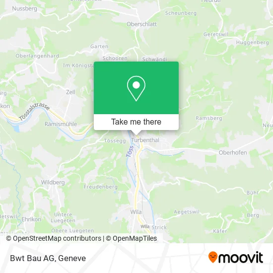 Bwt Bau AG map