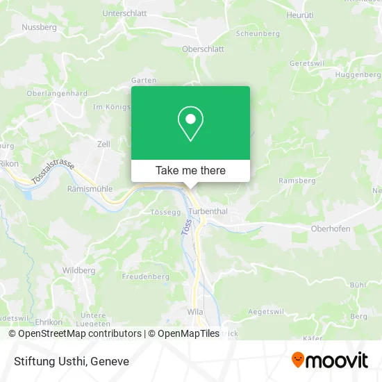 Stiftung Usthi map