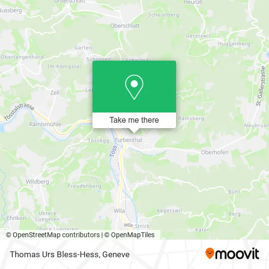Thomas Urs Bless-Hess map