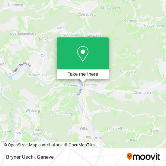 Bryner Uschi map