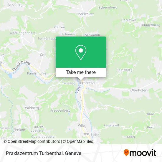Praxiszentrum Turbenthal map