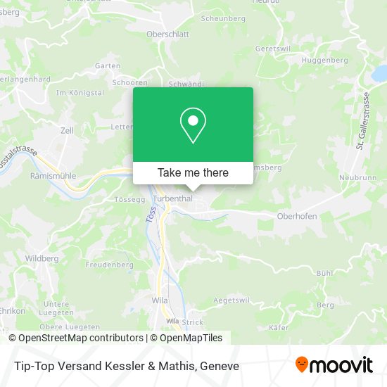 Tip-Top Versand Kessler & Mathis map
