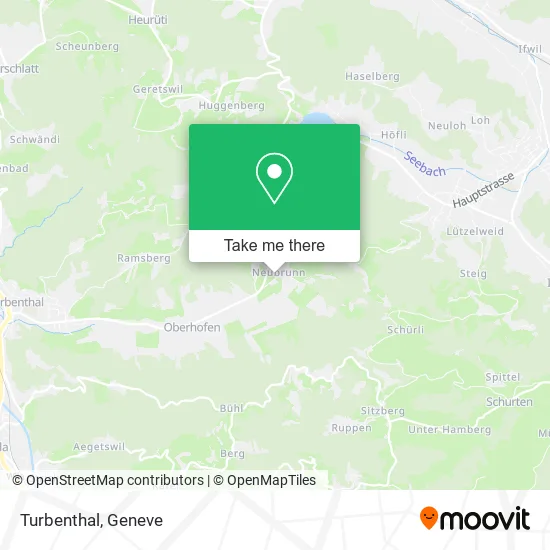 Turbenthal map